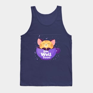 Funny cat Tank Top